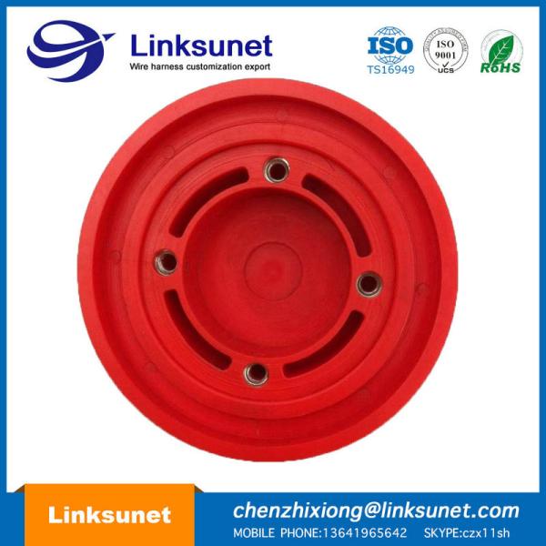 Sensor Cover Plastic Injection Molding PVC / ABS / PE RED Plastic Housing Mold