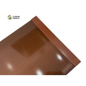 Residential Solar Roofing Tiles 120W Building Photovoltaic Roof Shingles