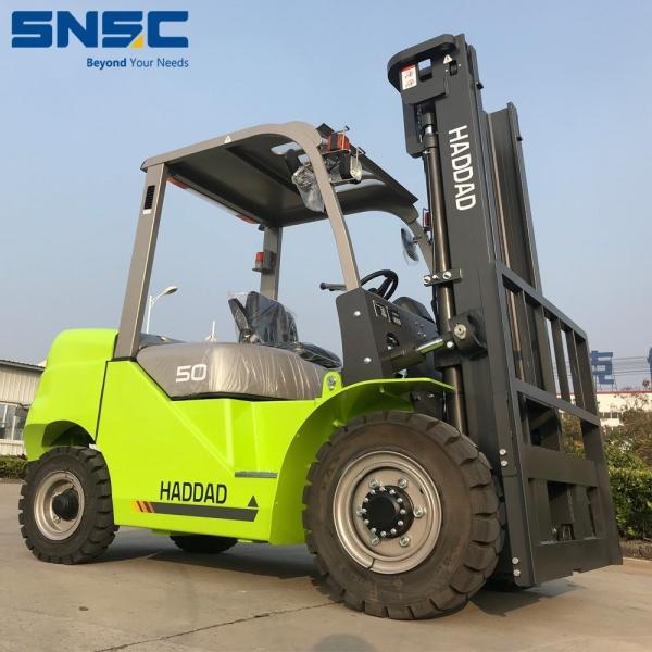 5t Diesel Engie Forklift FD50 with Shifter Fork and Lift Height Ranges from