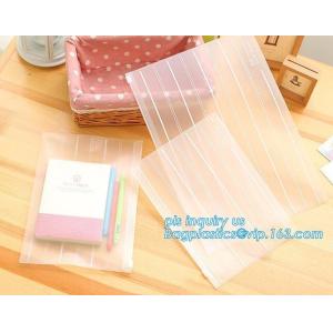 Document File Packaging Biodegradable Slider Packaging, Coex Bags, Translucent