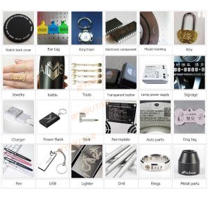 30W Stainless Steel Fiber Laser Marking Machine High Precision