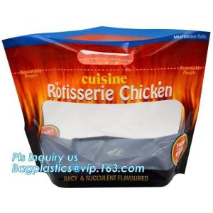 Laminated Hot Roast Chicken Bag, Rotisserie Chicken Bags, Microwave Grilled