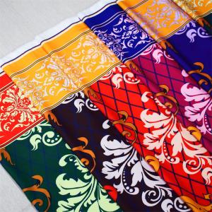 Pink Printed Upholstery Fabric For Dress Roll Packing