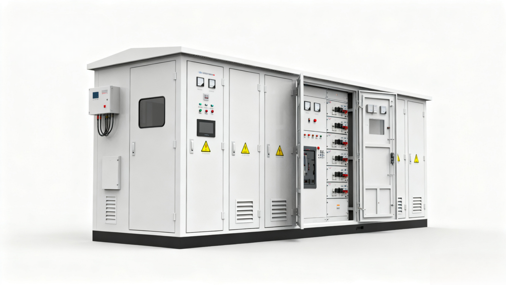 IP55 Outdoor Waterproof Electrical Cabinet 2000W Heat Dissipation