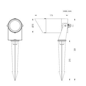 IP67 Outdoor LED Swimming Pool Lights Inground 4x4W Mono RGB RGBW
