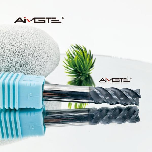 10mm TiAlSiN Carbide U Channel Cutter Precision Ground Flat End Mill for Steel Grooving