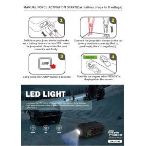 Jump Start Any Gas or 10.0L Diesel Car with 4000A Battery Jump Starter and USB