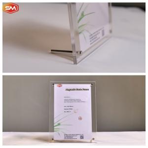 Acrylic Photo Frame With Stand Countertop Lucite A5 Picture Display