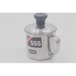 0.125cbm 9cm Stainless Steel Coffee Mug With Bakelite Topper