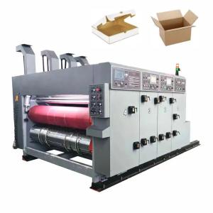 Fully Automatic Carton Making Machine PLC Control Corrugated Carton Flexo