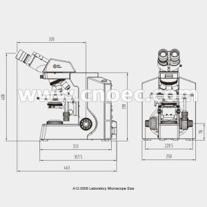 Laboratory Compound Optical Microscope with Infinity Trinocular Head