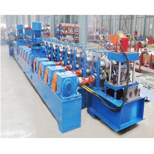 PLC Highway Guardrail Forming Machine 80mm Roller Diameter