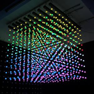 3m reel 50mm dmx 3d ball ucs1903 addressable rgb 12v dmx 24v dmx curtain pixel