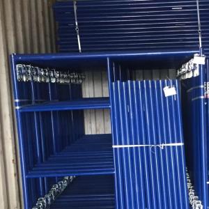 American 1700mm 1219 Painted Galvanized Steel Ladder Frame Scaffolding Frame