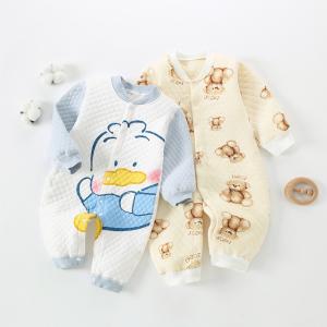 Newborn cute One-piece suit autumn and winter cotton baby romper baby clothes
