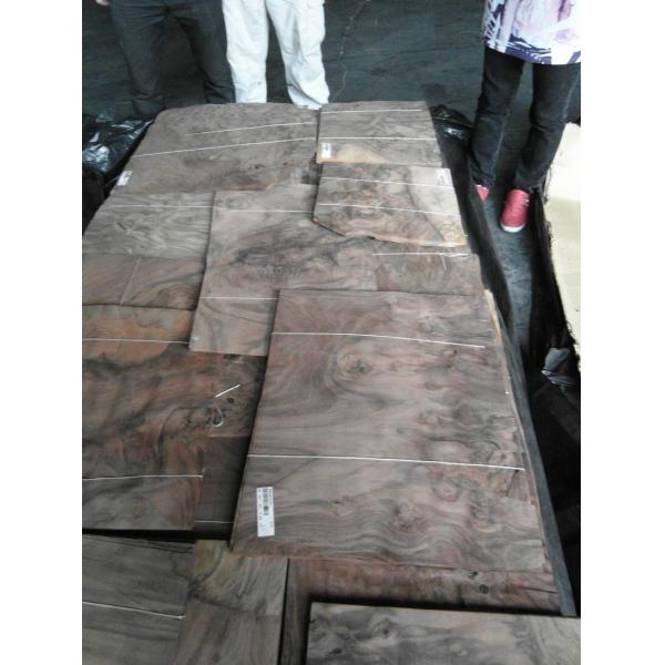 Buy Natural Walnut Burl Wood Veneer For High-end Furniture at wholesale prices