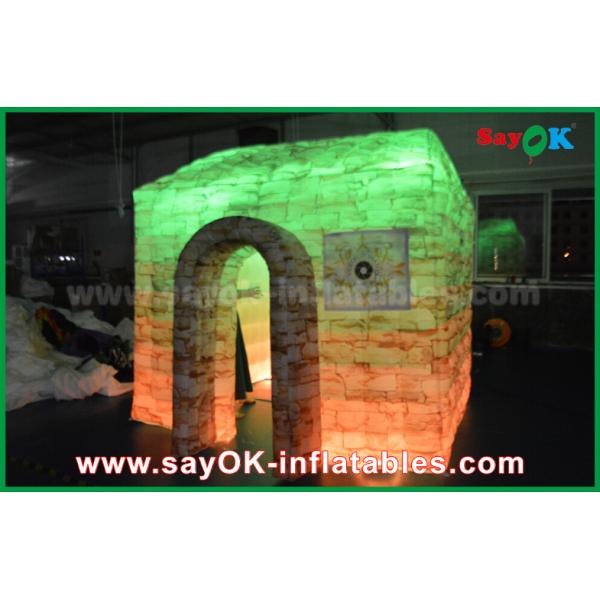 Inflatable Tent Customized Full Printing Inflatable Photo Booth , Portable