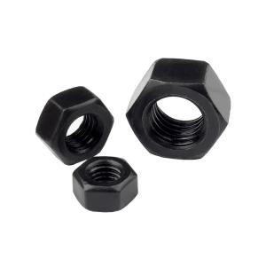 Black Oxide Steel DIN934L Class 8 Left-Hand Threaded Hexagon Nuts Hex Nuts