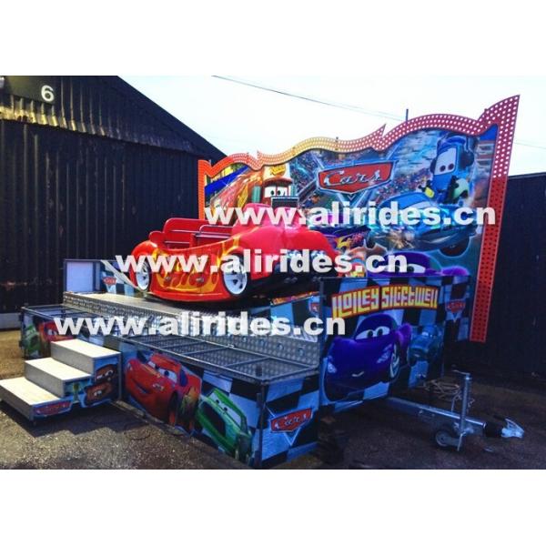 mobile amusement rides trailer mount mini flying car carnival rides for sale funfair games