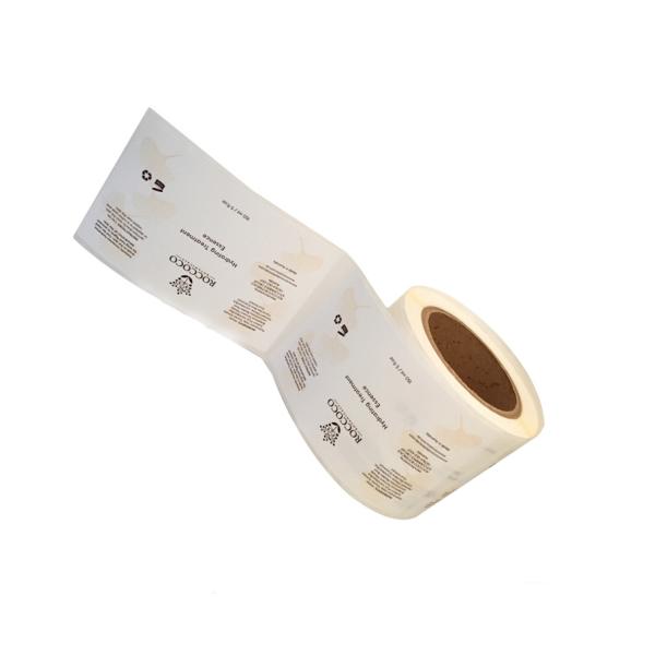 Buy Bodywash Bottle Label Sticker Printing , Embossing Weatherproof Matte Sticker Paper at wholesale prices