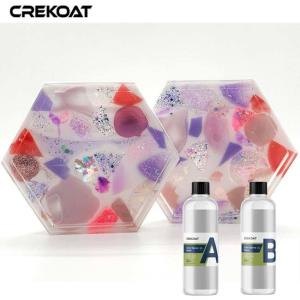China Decorative Art Pouring Clear Epoxy For Crafting Exquisite Resin Jewelry on sale