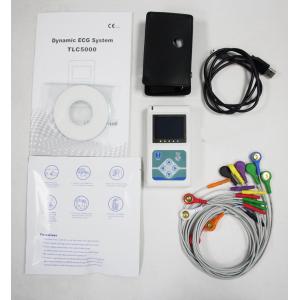 12 Channels TLC5000 24 Hours ECG Holter with LCD Display Monitoring EKG System