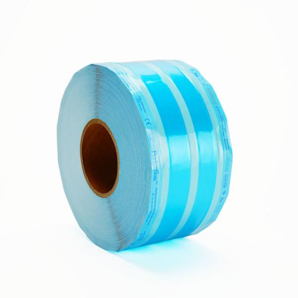 Transparent PET/PP film with medical Sterilization Gusseted Rolls Autoclave