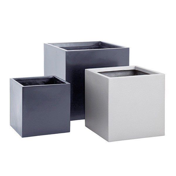 Fiberglass Plant Pot With Variety Of Sizes Fiberglass Flower Planters Matte Finished Customized