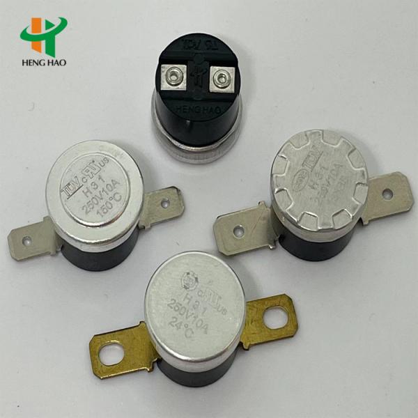 KSD301 Bimetallic Thermostat with 100000 Cycles 250V 16A and 0-250℃ Temperature Range
