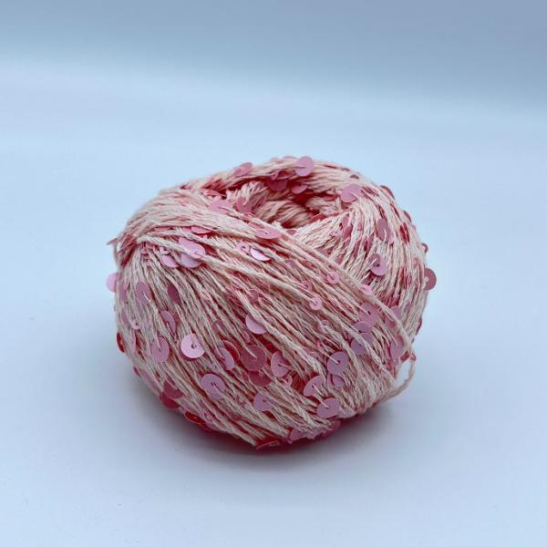 3mm 6mm Sequin Yarn For Hand Knitting