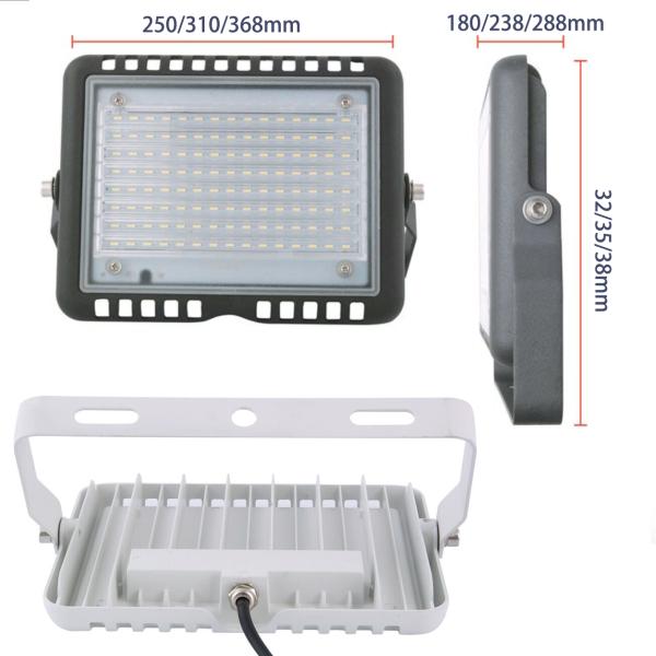 100w High Mast LED Solar Flood Lights SMD5730 IP65 For Indoor Warehouse