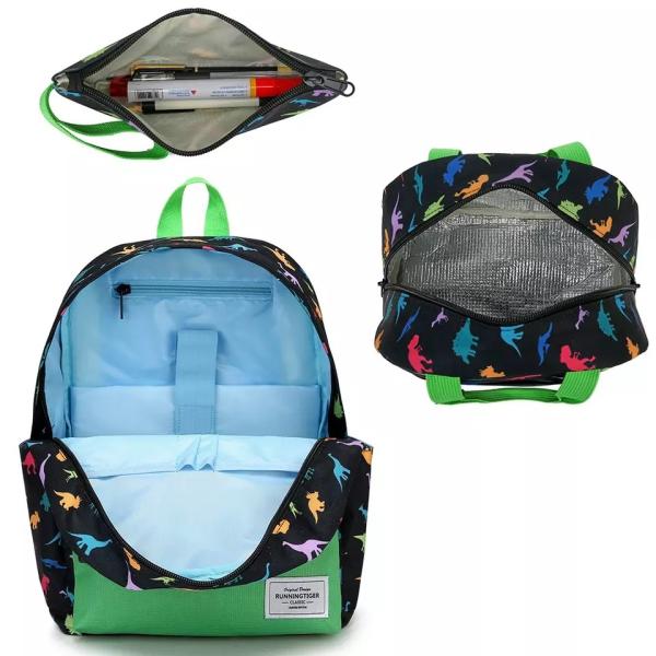 Kids Backpack Lunch Bag Sets Boy Student Dinosaur New Arrival Travel 2022 School Bags