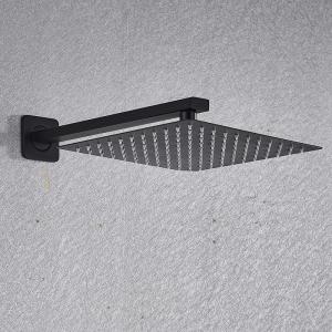 Luxury Rain Bathroom Shower Faucet Matte Black Shower Mixer Set