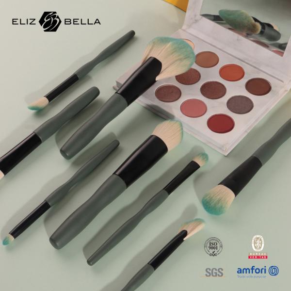 Buy 8Pcs Essential Cosmetic Brush Set OEM ODM With Synthetic Bristles at wholesale prices