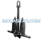 Quality Hot Dip Galvanized Stainless Steel Molastar LWT Anchor Offshore Anchor Easy Handling Steel Anchor For Marine for sale