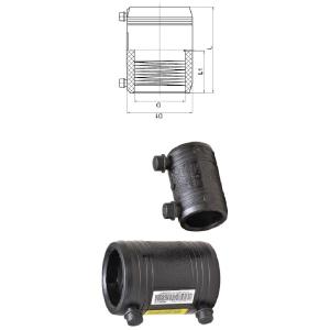 Quality DN315 Polyethylene Electrofusion Coupler For Water Pipe for sale