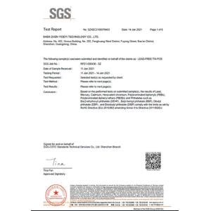 Shenzhen Yideyi Technology Limited Company Certifications