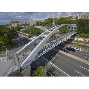 Crossing Peace Pedestrian Overpass Bridge Design Segmental Preassemble Railway