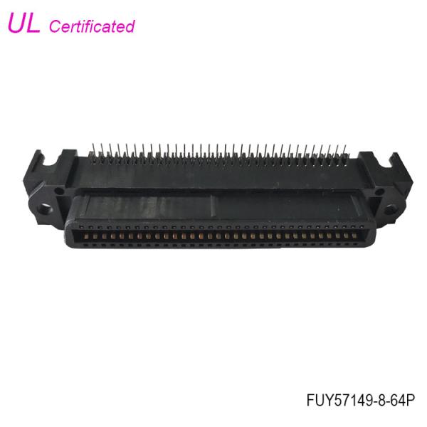 Buy Right Angle PCB 64 Pin Centronics Female Connector 32pairs without Shell at wholesale prices