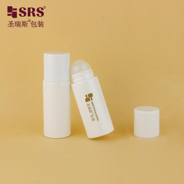 50ml 60ml 90ml Empty PET Elegant Roller Ball Plastic Body Oil Bottles Roll On