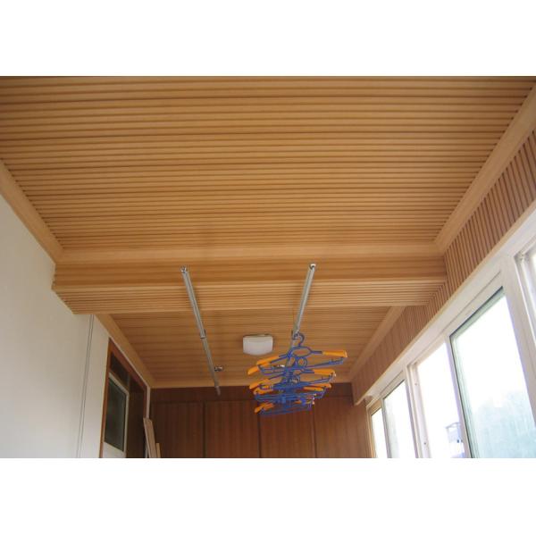 Buy Bathroom Waterproof Wood UPVC Wall Panels With Brushed Surface at wholesale prices