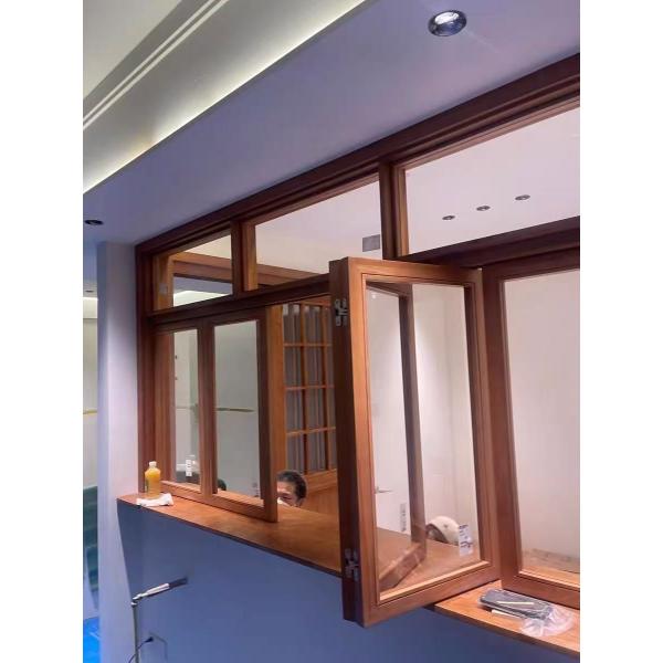 Exterior Bi Folding Window Folding Glass Window Aluminium Bifold window woodern