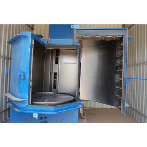 Manganese Steel Turntable Shot Blasting Machine 380V 400V 440V