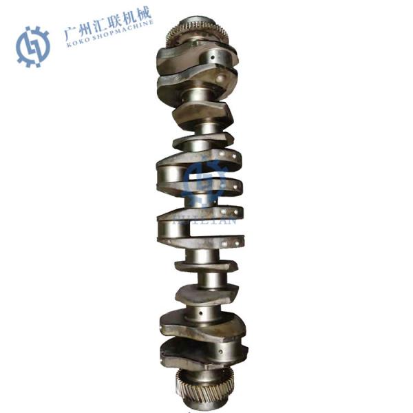 Buy Excavator Engine Machinery Crawler Diesel Engine Pump Parts 6UZ1 Crankshaft at wholesale prices
