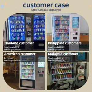 Intelligent Backend System Card Reader Snack Food Vending Machine With