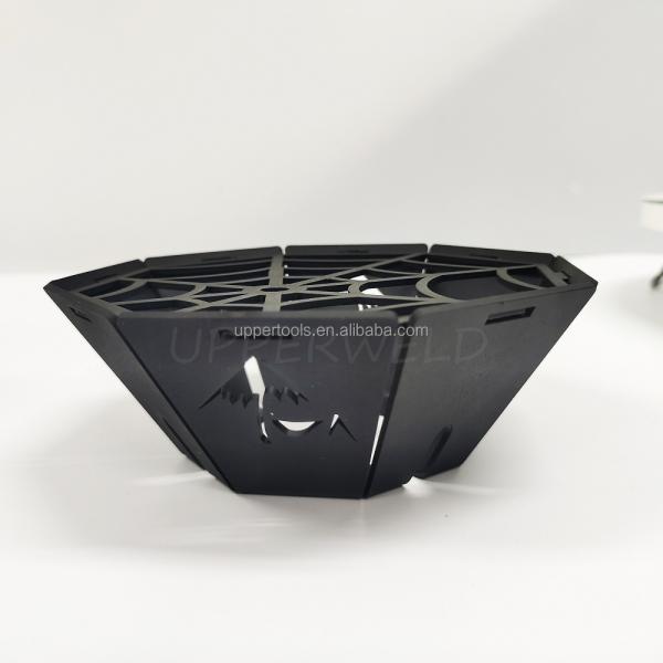 Steel Spider Stove for Outdoor Cooking or Camping Black Color and Steel Material