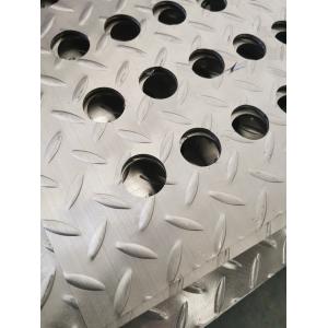 316 Checkered Perforated Stainless Plate For Tableware