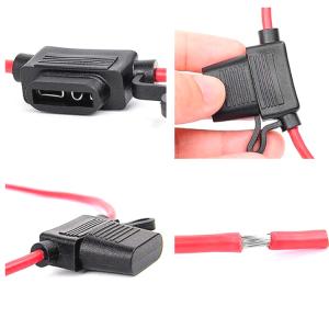 18AWG Wire Car Fuse Holder For ATO ATC Blade Fuses