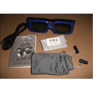 Yellow Frame DLP Link 3D Glasses Active Shutter Eco Friendly Rohs CE