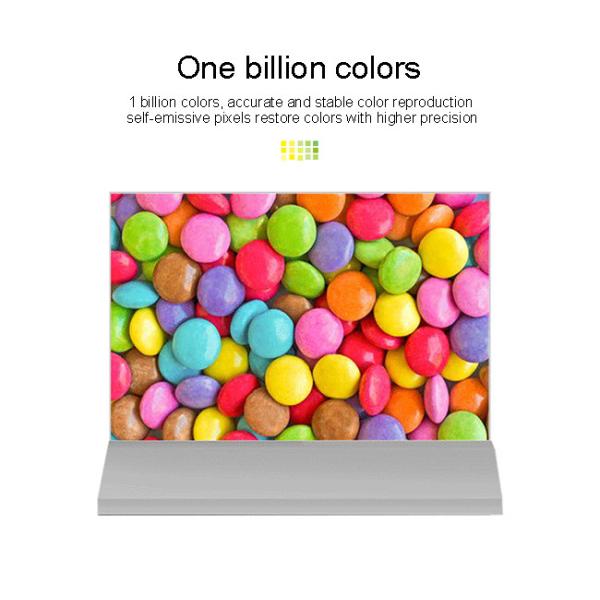 15.6 Inch Translucent OLED 4K Clear Digital Display For Interactive Menus